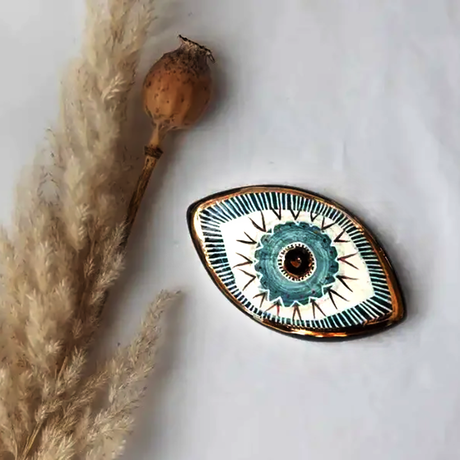 Evil Eye Dekor för Skydd och Lyckobringande Amulett Carvallo