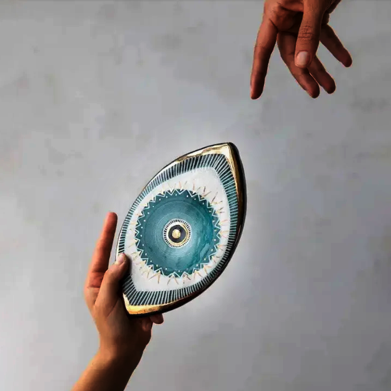 Evil Eye Dekor för Skydd och Lyckobringande Amulett Carvallo