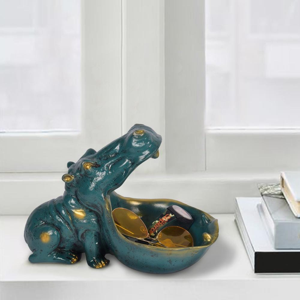 Hungry Hippo Förvaringsskål Färgglad Hemorganisatör för Sommervibbar Carvallo