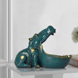 Hungry Hippo Förvaringsskål Färgglad Hemorganisatör för Sommervibbar Carvallo