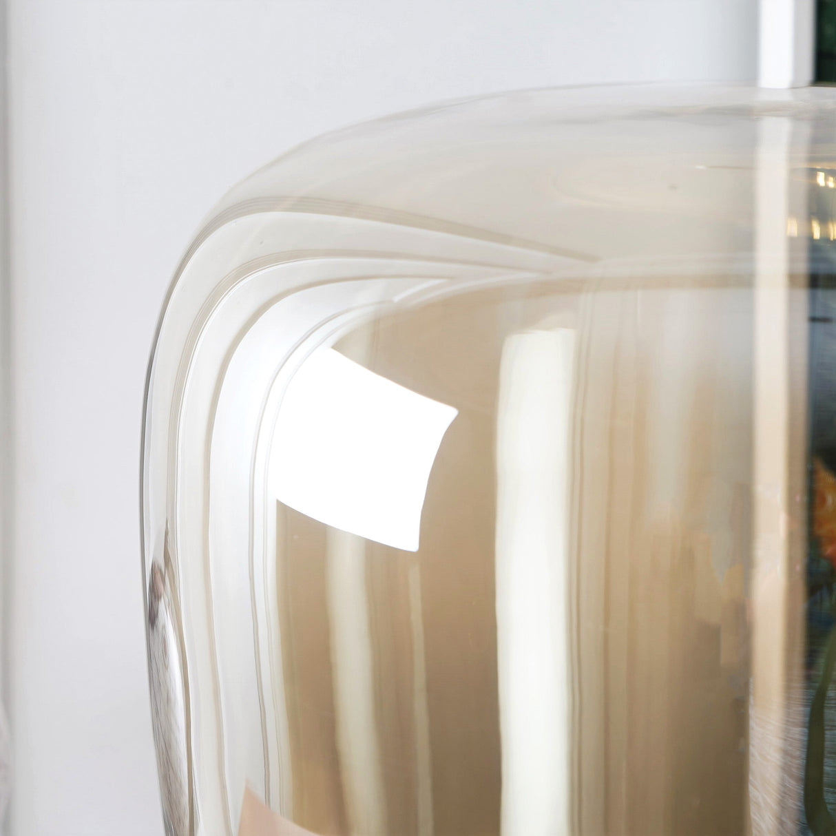 Lyxig glas kon-lampa för elegant inomhusbelysning Carvallo