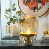 Lyxig glas kon-lampa för elegant inomhusbelysning Carvallo