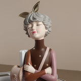 Mimosa Skulptur för Hem eller Kontor Vacker Dekorativ Konstverk Carvallo