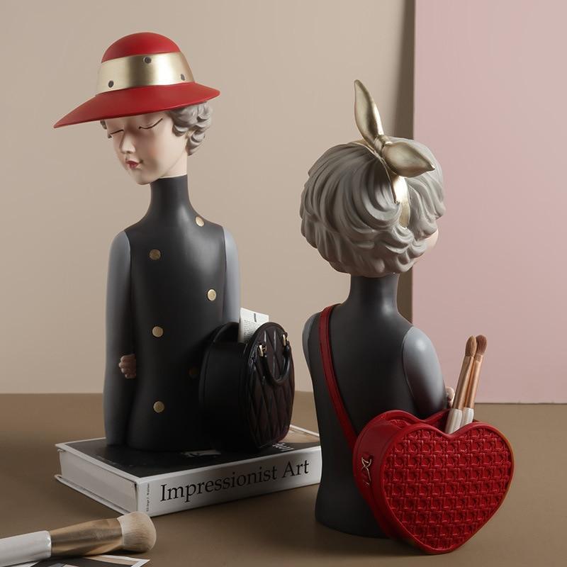 Mimosa Skulptur för Hem eller Kontor Vacker Dekorativ Konstverk Carvallo