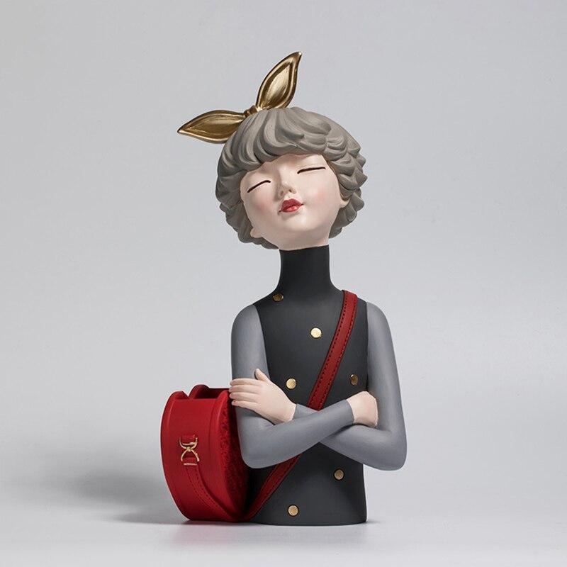 Mimosa Skulptur för Hem eller Kontor Vacker Dekorativ Konstverk Carvallo