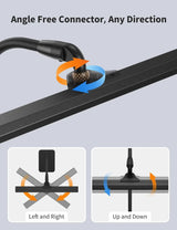 Modern LED Skrivbordslampa med Flexibel Gåslan och Dimbar Ljusstyrka Carvallo
