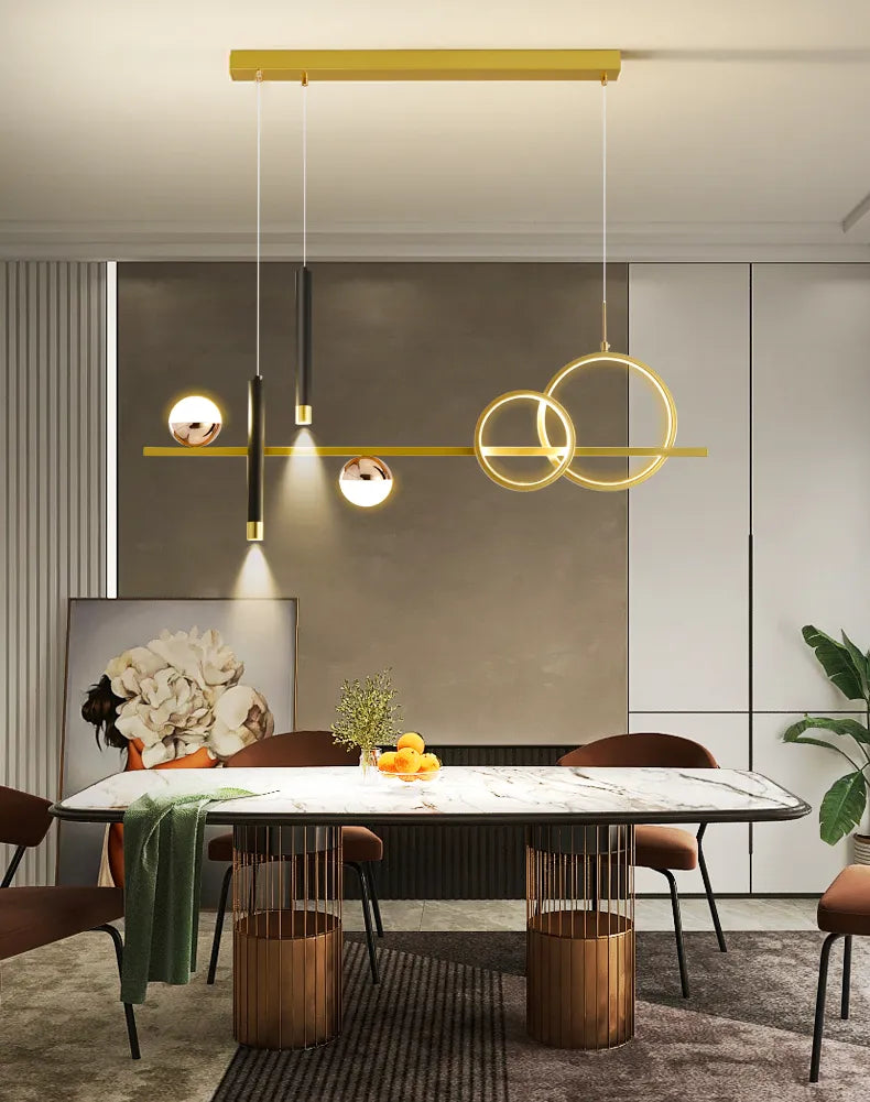 Modern minimalist LED pendellampor med fjärrkontroll Carvallo