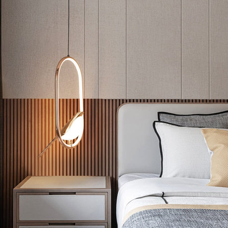 Modern nordisk fågel hänglampa för elegant heminredning Carvallo