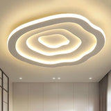 Modern Ripple Akryl Taklampa LED Infälld i Vitt Ljus Carvallo