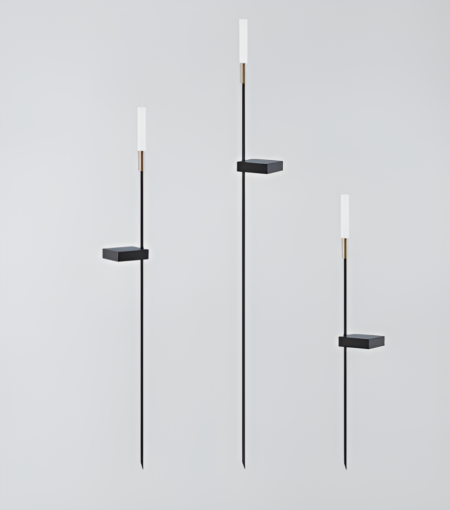 Moderna solenergidrivna utomhus LED-trädgårdsbelysning för enkel belysning Carvallo