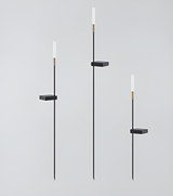 Moderna solenergidrivna utomhus LED-trädgårdsbelysning för enkel belysning Carvallo