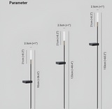 Moderna solenergidrivna utomhus LED-trädgårdsbelysning för enkel belysning Carvallo