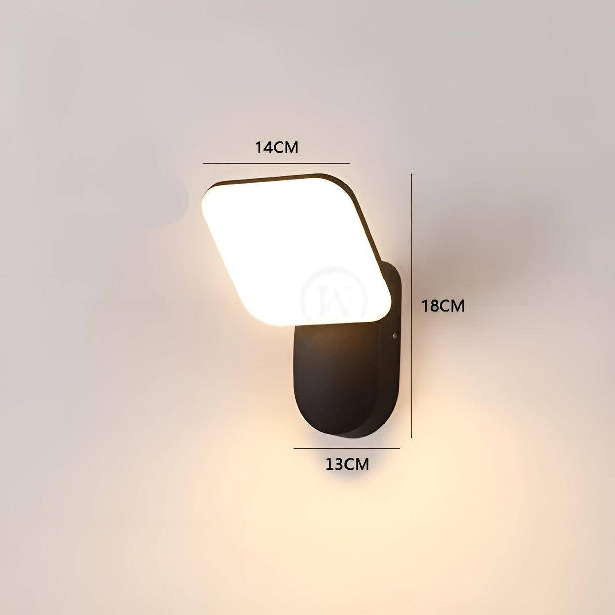 LED-vägglampa med rörelsesensor – Automatisk belysning för inomhus och utomhus Carvallo