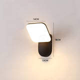 LED-vägglampa med rörelsesensor – Automatisk belysning för inomhus och utomhus Carvallo