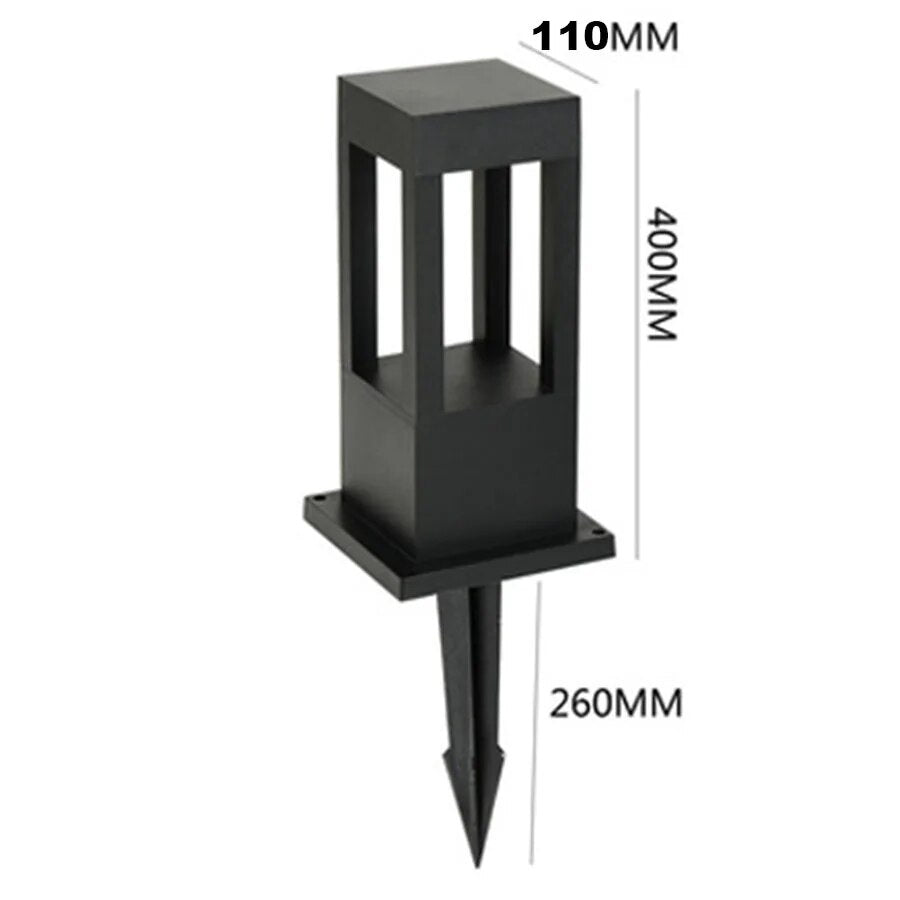Solar-Driven Trädgårdsgånglamp – Miljövänlig, Vattentät Design Carvallo