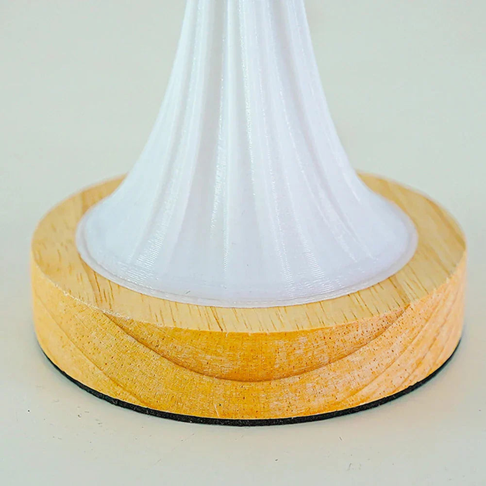 WoodGlow – Minimalistisk LED Bordslampa för Stämningsfull Belysning Carvallo