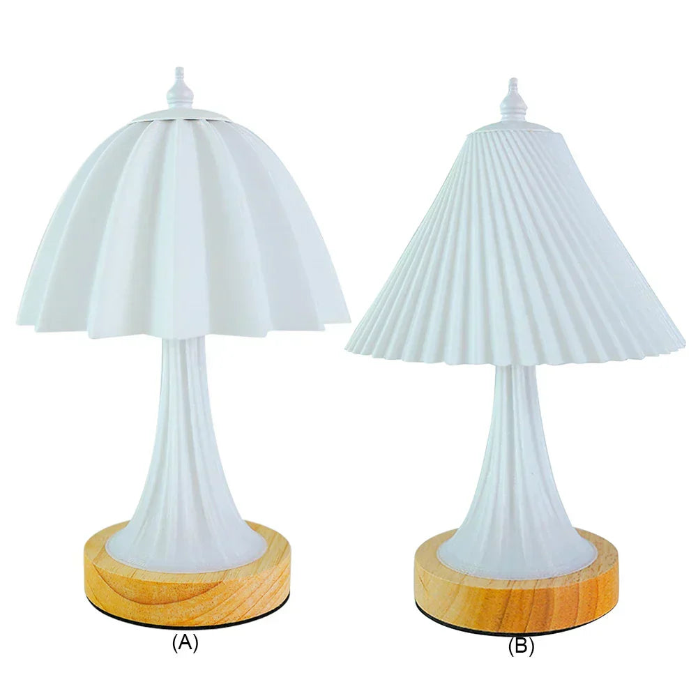 WoodGlow – Minimalistisk LED Bordslampa för Stämningsfull Belysning Carvallo