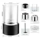 Klassisk oljelampa med öppen låga Carvallo