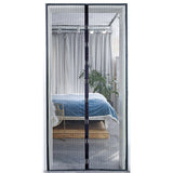 Magnetisk Myggnät för Dörr med Automatisk Stängning | Insektsnät med Magnetlås – Myggskydd för Altan, Balkong & Entré (Flera Storlekar)-Kök-BB-Svart-80*210 cm-Hemnix