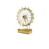 LumiSpin - LED Kälkafyllt Bor avlampa med Musikfunktion, Dimbar Retro Skrivbordslampa Carvallo