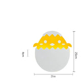 EggLight - Barnväggslampa i äggform - LED-nattlampa för barn- och babyrum Carvallo