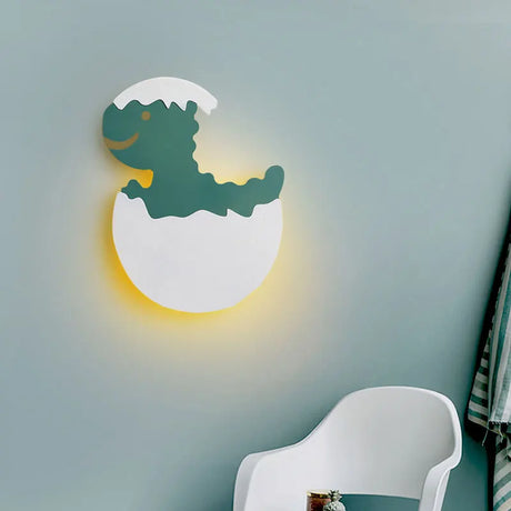 EggLight - Barnväggslampa i äggform - LED-nattlampa för barn- och babyrum Carvallo