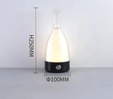 LuxeGlow - Modern Glas Bordslampa med Dimbar LED Belysning Carvallo