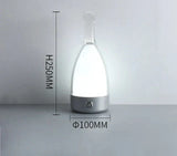 LuxeGlow - Modern Glas Bordslampa med Dimbar LED Belysning Carvallo