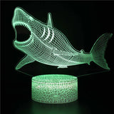 AquaGlow – 3D LED Nattlampa med Val Illusion för Barnrum Carvallo