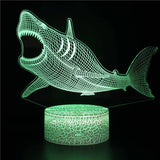 AquaGlow – 3D LED Nattlampa med Val Illusion för Barnrum Carvallo