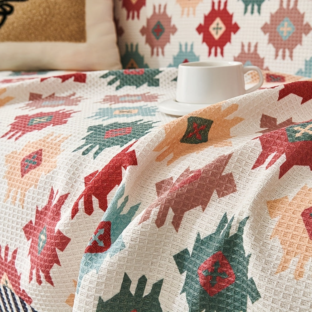 Nomad Charm Geometrisk Soffkastcover Carvallo
