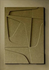 Carvallo Abstrakt Canvas Konst | Modern Väggdekoration | Högkvalitativ Canvas | 30x40 cm Carvallo