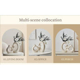 Nordic Bloom - Stiliga Tvistade Vaser Tillverkade av Keramik Carvallo