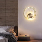 CrystalRing - Elegant LED Ring Vägglampa med Glasdetaljer – Modern Design Carvallo