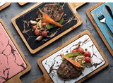 Serveringsbricka i Keramik – Skandinavisk Serveringsplatta för Mat & Dukning Hemnix