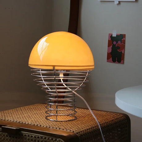 LumeSphere – Glaskeramisk Bordslampa med Skandinaviskt Design Carvallo