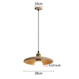 ScandiGlow - Rustik Trä Hänglampa Carvallo