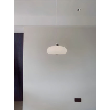 GlassGlow Lampa - Retro Nordisk Glas LED Hänglampa Carvallo