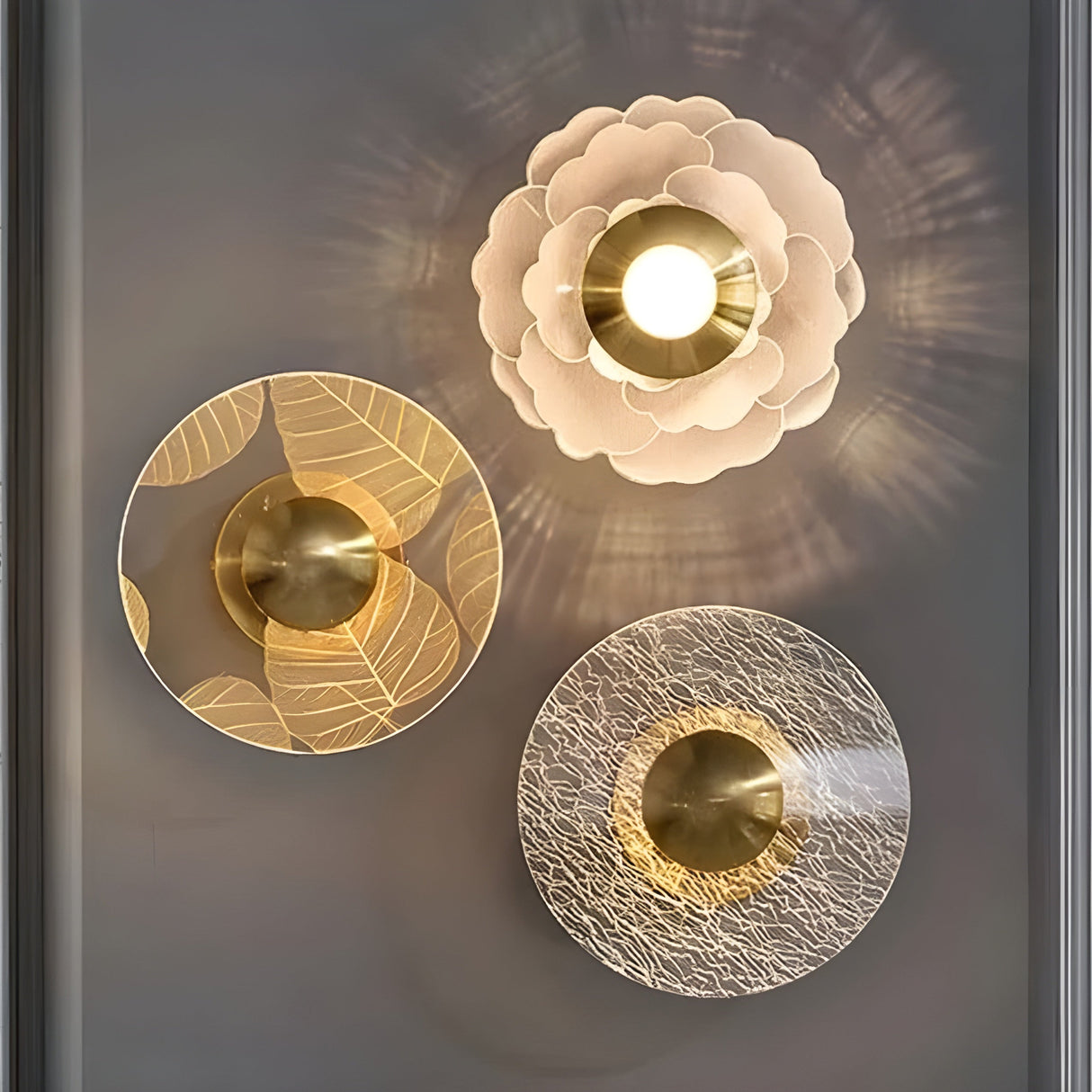 FlorenceGlow Light – Skandinavisk Rund LED-vägglampa Carvallo