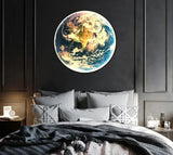 LunarGlow - LED Vägglampa för en Avkopplande Sovrumsupplevelse Carvallo