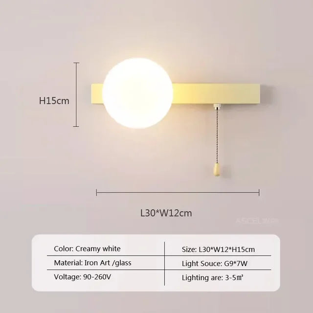 LumiNordic - Minimalistisk Vägglampa Carvallo