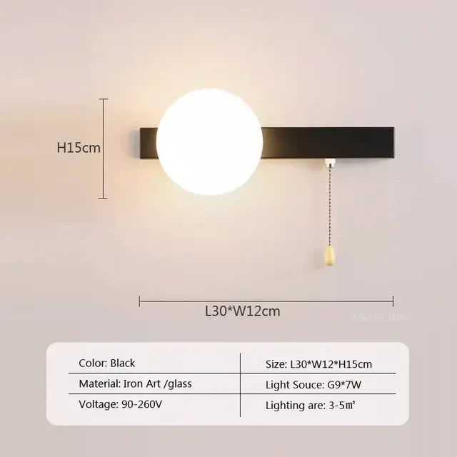 LumiNordic - Minimalistisk Vägglampa Carvallo