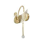 SwanGlow - Gyllene Svanelampa Modern LED Belysning Carvallo