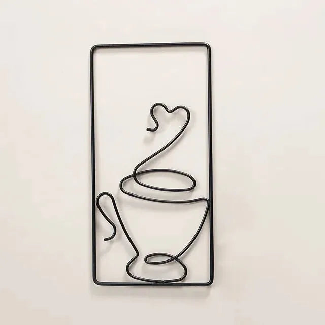 Brew Mood - Ästhetisk Kaffe Metall Väggdekoration Carvallo