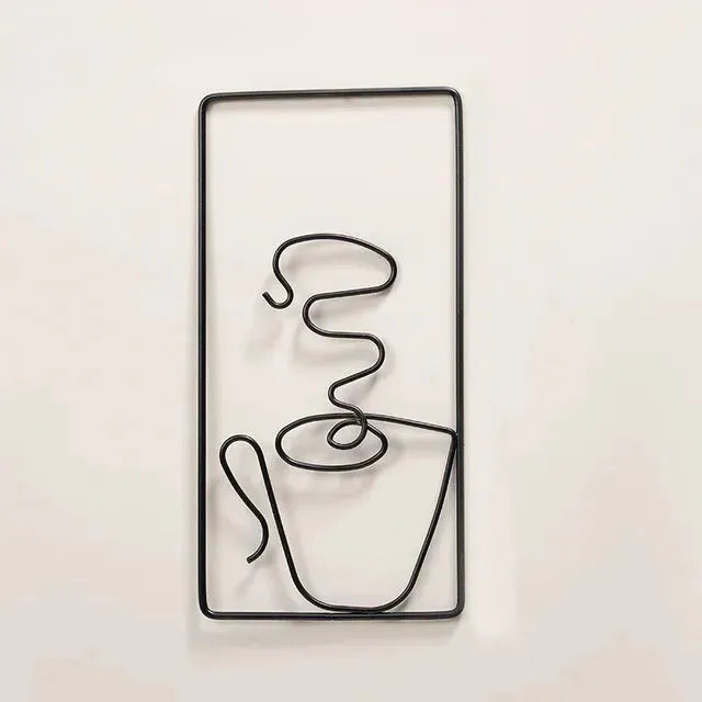 Brew Mood - Ästhetisk Kaffe Metall Väggdekoration Carvallo