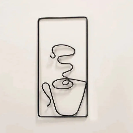 Brew Mood - Ästhetisk Kaffe Metall Väggdekoration Carvallo