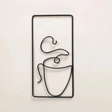 Brew Mood - Ästhetisk Kaffe Metall Väggdekoration Carvallo