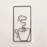 Brew Mood - Ästhetisk Kaffe Metall Väggdekoration Carvallo