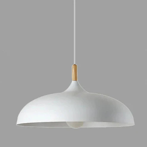 Skandinavisk Pendellampa | Ek & Järn | Justerbar Höjd | E27 Lampa | Minimalistisk Nordisk Design Carvallo