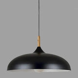 Skandinavisk Pendellampa | Ek & Järn | Justerbar Höjd | E27 Lampa | Minimalistisk Nordisk Design Carvallo